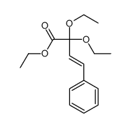 ethyl 2,2-diethoxy-4-phenylbut-3-enoate结构式