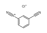 3-Cyanbenzoldiazonium chlorid Structure