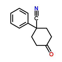 4-氧代-1-苯基环己甲腈结构式
