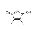 1-hydroxy-2,4,5-trimethyl-3-oxidoimidazol-3-ium Structure