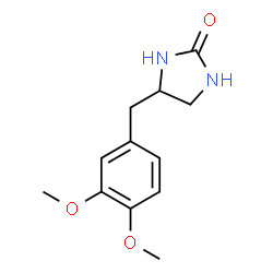 DL-4-(3,4-Dimethoxybenzyl)-2-imidazolidinone Structure