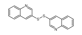 3,3'-bisquinolinyl disulfide结构式