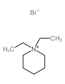 Piperidinium,1,1-diethyl-, bromide (1:1)结构式