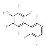 [1,1'-Biphenyl]-4-ol,2,2',3,3',5,6,6'-heptafluoro- Structure