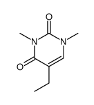 5-ethyl-1,3-dimethylpyrimidine-2,4-dione结构式