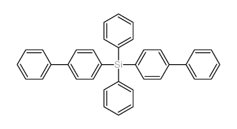 1,1'-Biphenyl,4,4''-(diphenylsilylene)bis- Structure