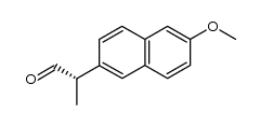 S-2-(6-methoxy-2-naphthyl)propionaldehyde结构式