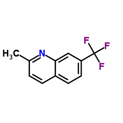 2-甲基-7-(三氟甲基)喹啉结构式