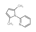 2,5-Dimethyl-1-(2-pyridinyl)-1H-pyrrole structure