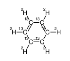 benzene-1,2,3,4,5,6-13C6-d6结构式