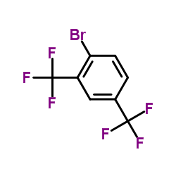 1-Bromo-2,4-bis(trifluoromethyl)benzene structure