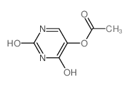 2,4-Dioxo-1,2,3,4-tetrahydropyrimidin-5-yl acetate Structure