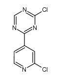 2-chloro-4-(2-chloro-pyridin-4-yl)-[1,3,5]triazine Structure