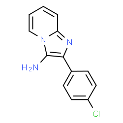 2-(4-Chlorophenyl)imidazo[1,2-a]pyridin-3-amine structure