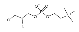 L-α-glycerophosphorylcholine结构式