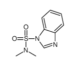 N,N-二甲基苯并咪唑-1-磺酰胺结构式