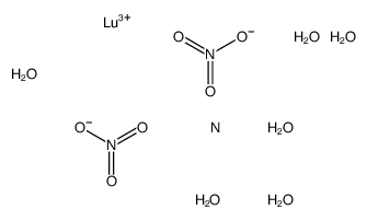 LUTETIUM NITRATE HEXAHYDRATE structure