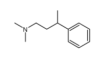 N,N-dimethyl-3-phenylbutanamine结构式