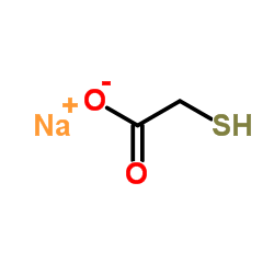 Sodium thioglycollate structure