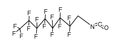 1.1-Dihydro-perfluor-octyl-isocyanat结构式