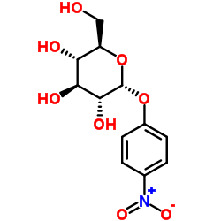 4-nitrophenyl α-D-glucoside structure