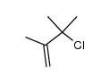 3-chloro-2,3-dimethyl-1-butene Structure