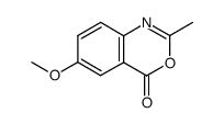 4H-3,1-Benzoxazin-4-one, 6-Methoxy-2-Methyl-结构式