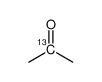 acetone-2-13c Structure