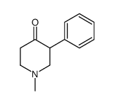 1-甲基-3-苯基-4-哌啶酮结构式