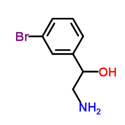 2-氨基-1-(3-溴苯基)乙醇结构式