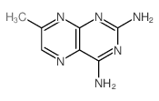 2,4-Pteridinediamine,7-methyl- Structure