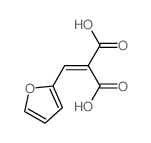 Malonic acid, furfurylidene- Structure