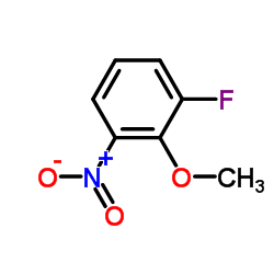 2-氟-6-硝基苯甲醚结构式