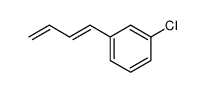 trans-1-(3-chlorophenyl)buta-1,3-diene Structure