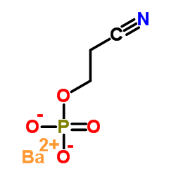 Barium 2-cyanoethyl phosphate Structure