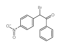 2-bromo-2-(4-nitrophenyl)-1-phenyl-ethanone Structure