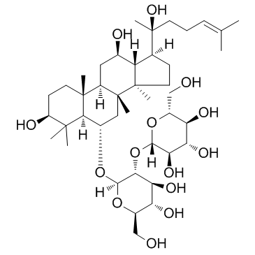 Ginsenoside Rf Structure