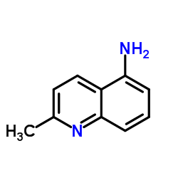 5-氨基-2-甲基喹啉结构式