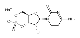 胞苷-3',5'-环一磷酸钠盐结构式