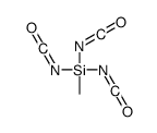 triisocyanato-methyl-silane Structure