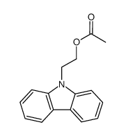 acetic acid-(2-carbazol-9-yl-ethyl ester) Structure