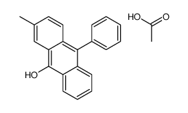 acetic acid,2-methyl-10-phenylanthracen-9-ol Structure