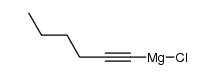 n-butylethynylmagnesium chloride Structure
