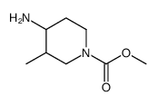 methyl 4-amino-3-methylpiperidine-1-carboxylate Structure