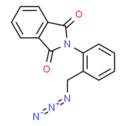 2-(2-(azidomethyl)phenyl)isoindoline-1,3-dione结构式
