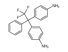 4-[1-(4-aminophenyl)-2,2,2-trifluoro-1-phenylethyl]aniline Structure