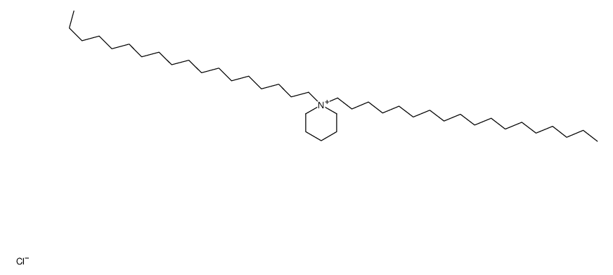 1,1-dioctadecylpiperidin-1-ium,chloride Structure