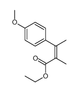 ethyl 3-(4-methoxyphenyl)-2-methylbut-2-enoate Structure