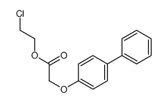 2-chloroethyl 2-(4-phenylphenoxy)acetate Structure
