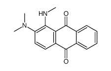 2-(dimethylamino)-1-(methylamino)anthracene-9,10-dione结构式